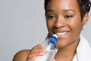 Healthy Woman Drinking Water